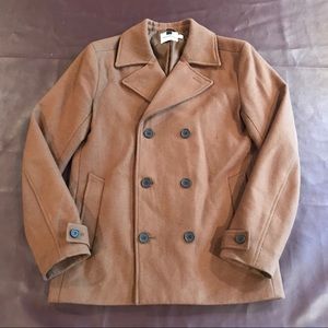 Topman Camel Peacoat